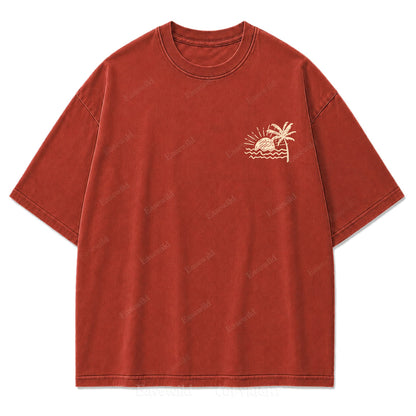 Walk By Faith Not By Sight Washed Graphic Tee
