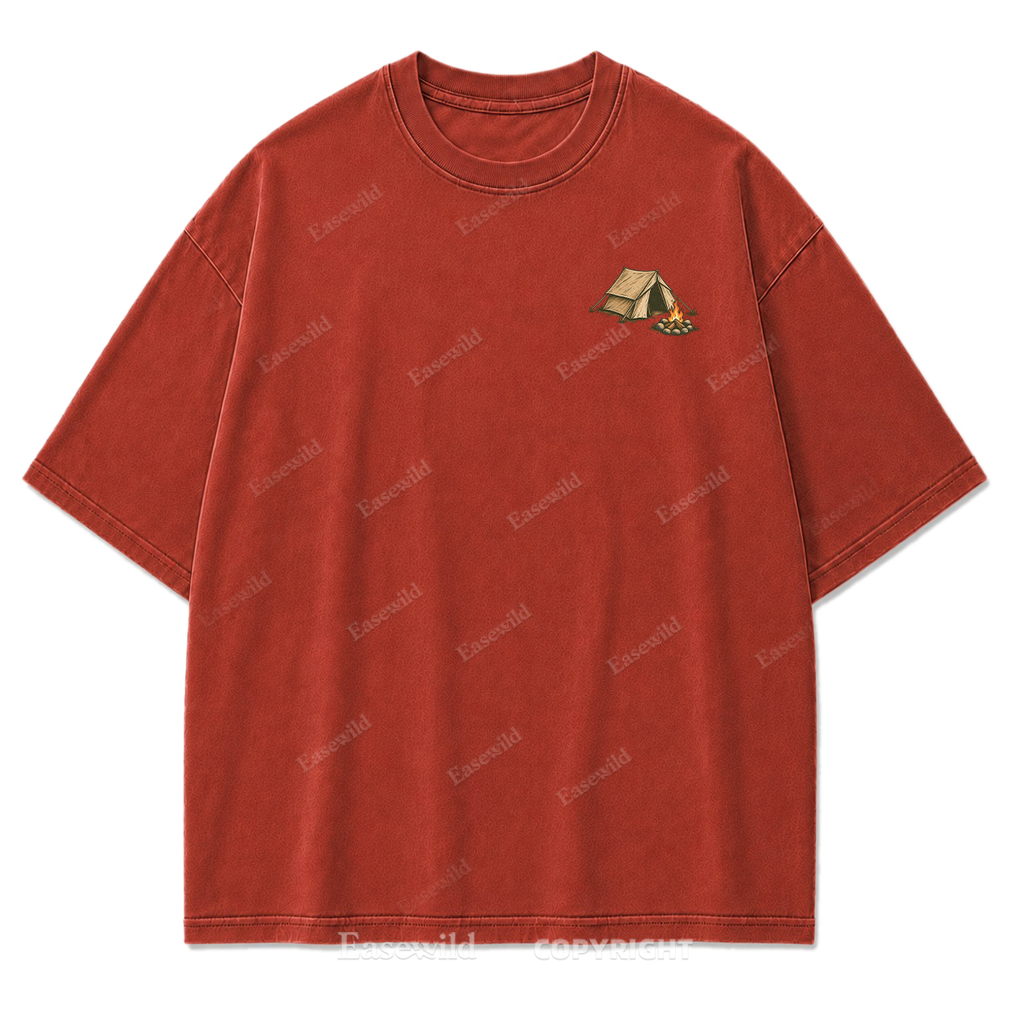 Horizon Escape See Verwaschener Print-Shirt