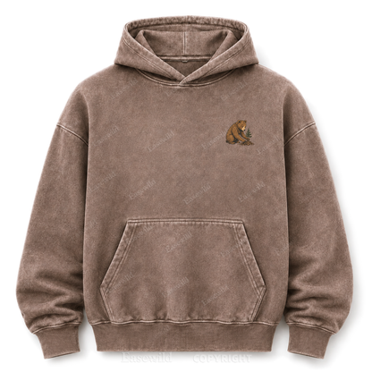 Leave It Better – Vintage Bear & Mountain Washed Graphic Hoodie