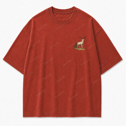 Go Find Your Peak Washed Print Tee