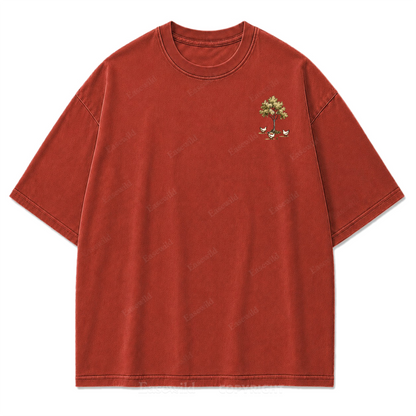 There Was No Way But God Made a Way Washed Print Tee