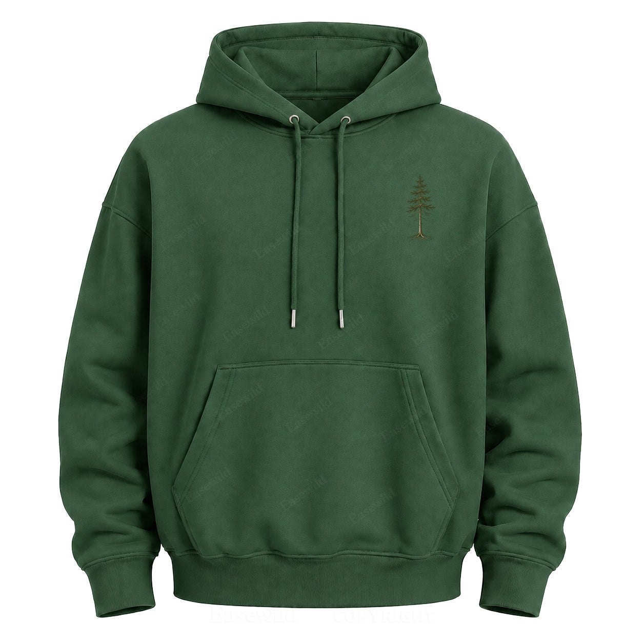 Wild in Quiet Ways Vintage Pine Graphic Hoodie