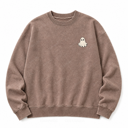 "Doing Great, Obviously" Ghost Washed Sweatshirt