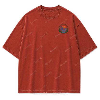 Mountain Escape Adventure T-Shirt mit Waschung