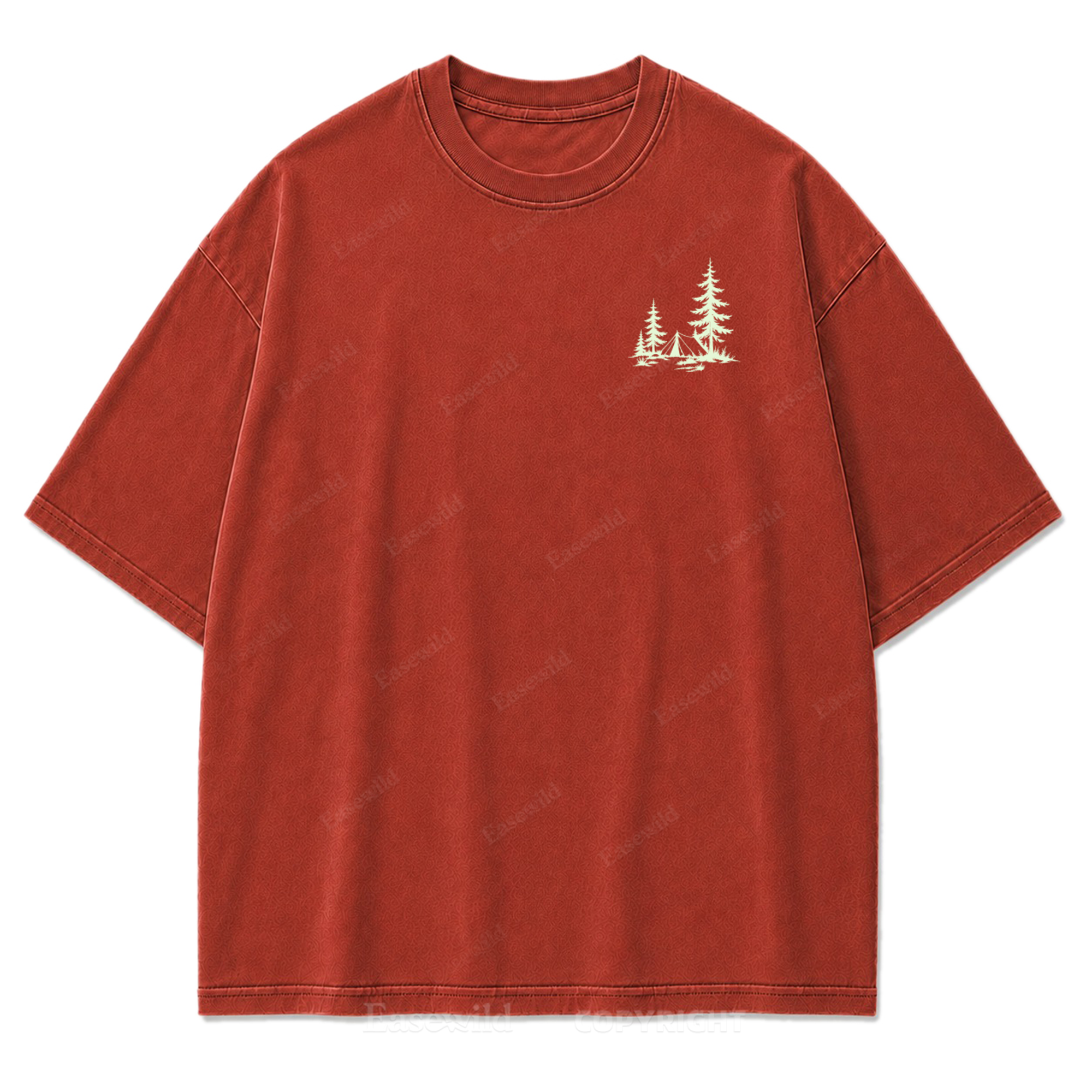 Pinebound Nights Washed Print Tee