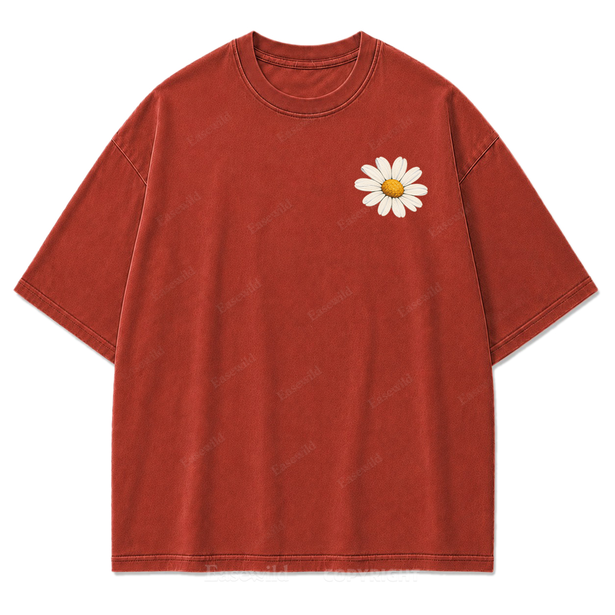 Always Take the Scenic Route Washed Print Tee