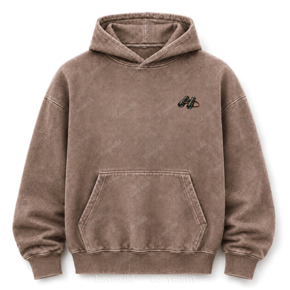 Peace Lives Here Lake Escape Washed Graphic Hoodie