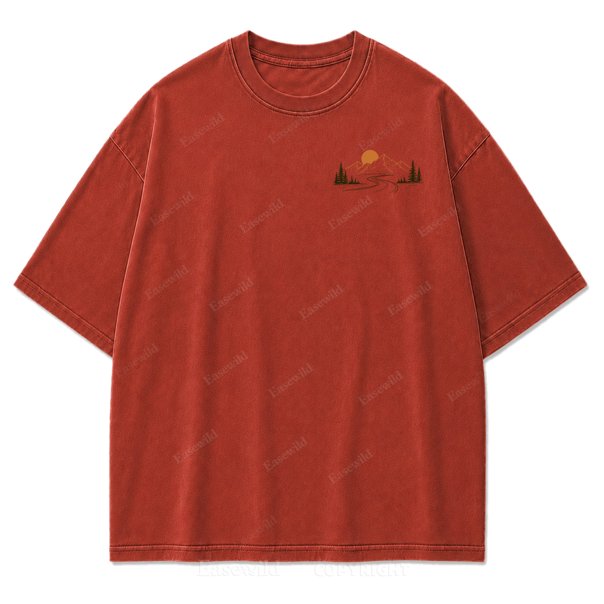 The Open Road Washed Print Tee