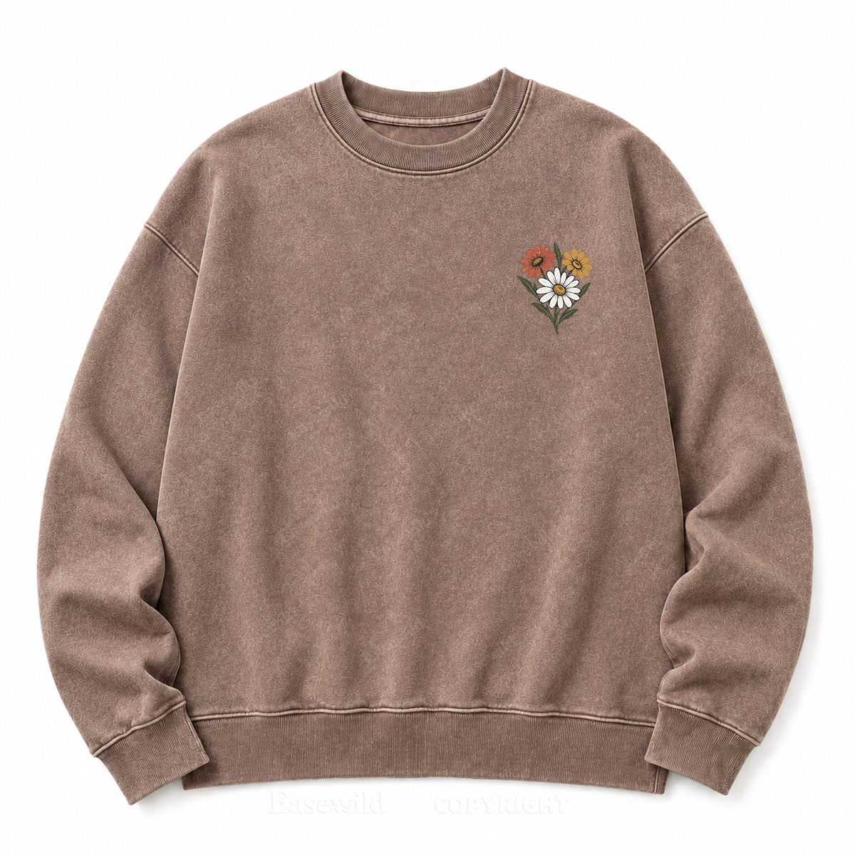 Too Human To Be Standard Washed Sweatshirt