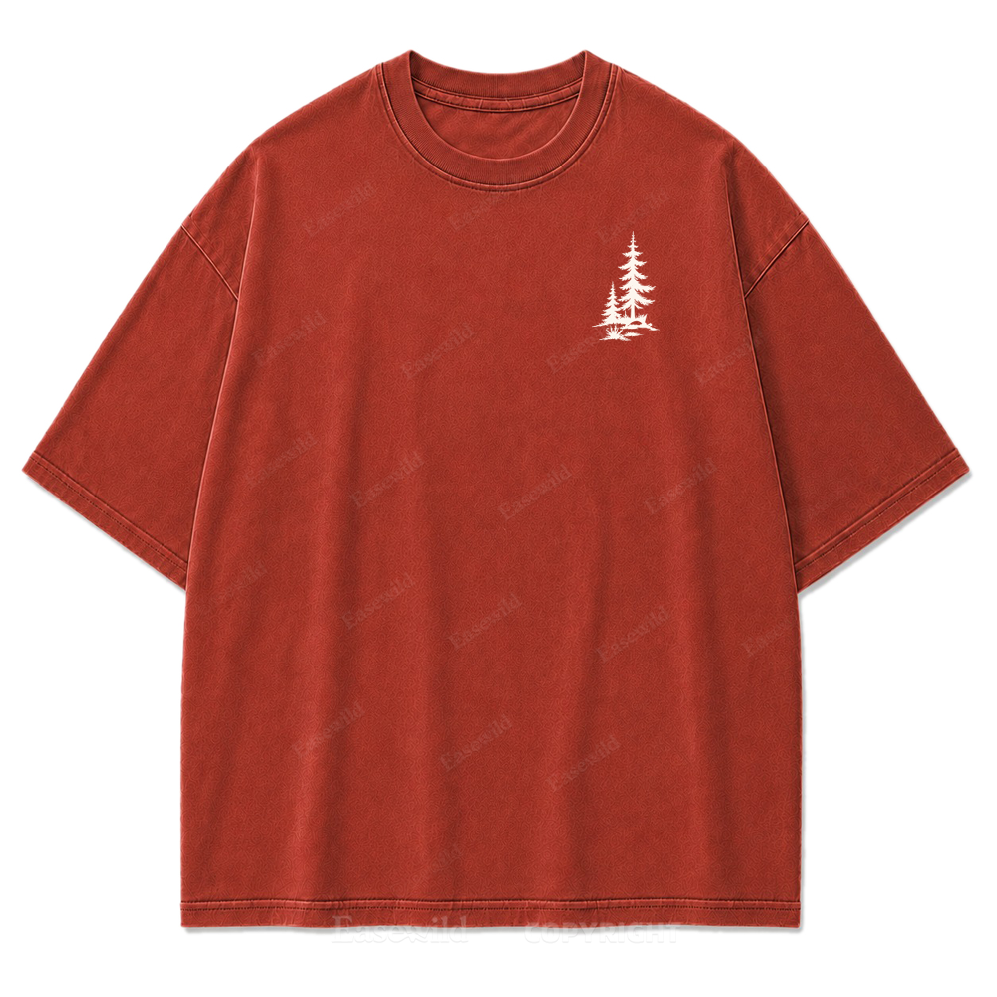 Go Somewhere Quiet Washed Print Tee