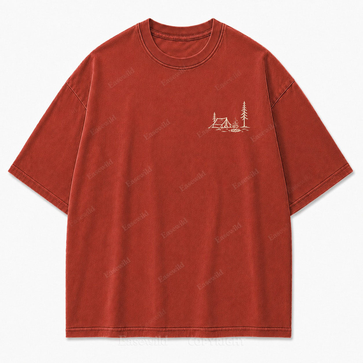 This Is All I Need Camping Washed Print Tee