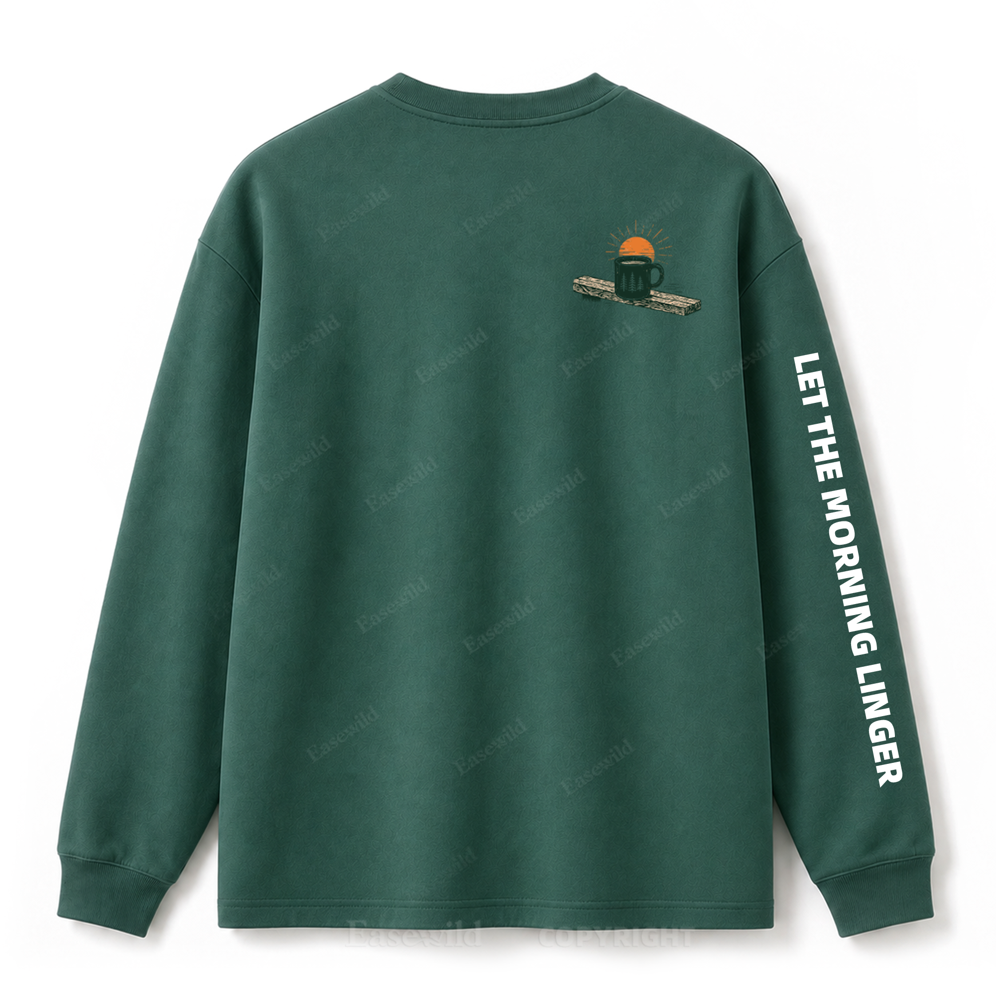 Slow Mornings Graphic Long Sleeve Tee