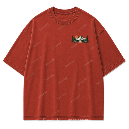Campfire Evenings Outdoor Washed Print Tee