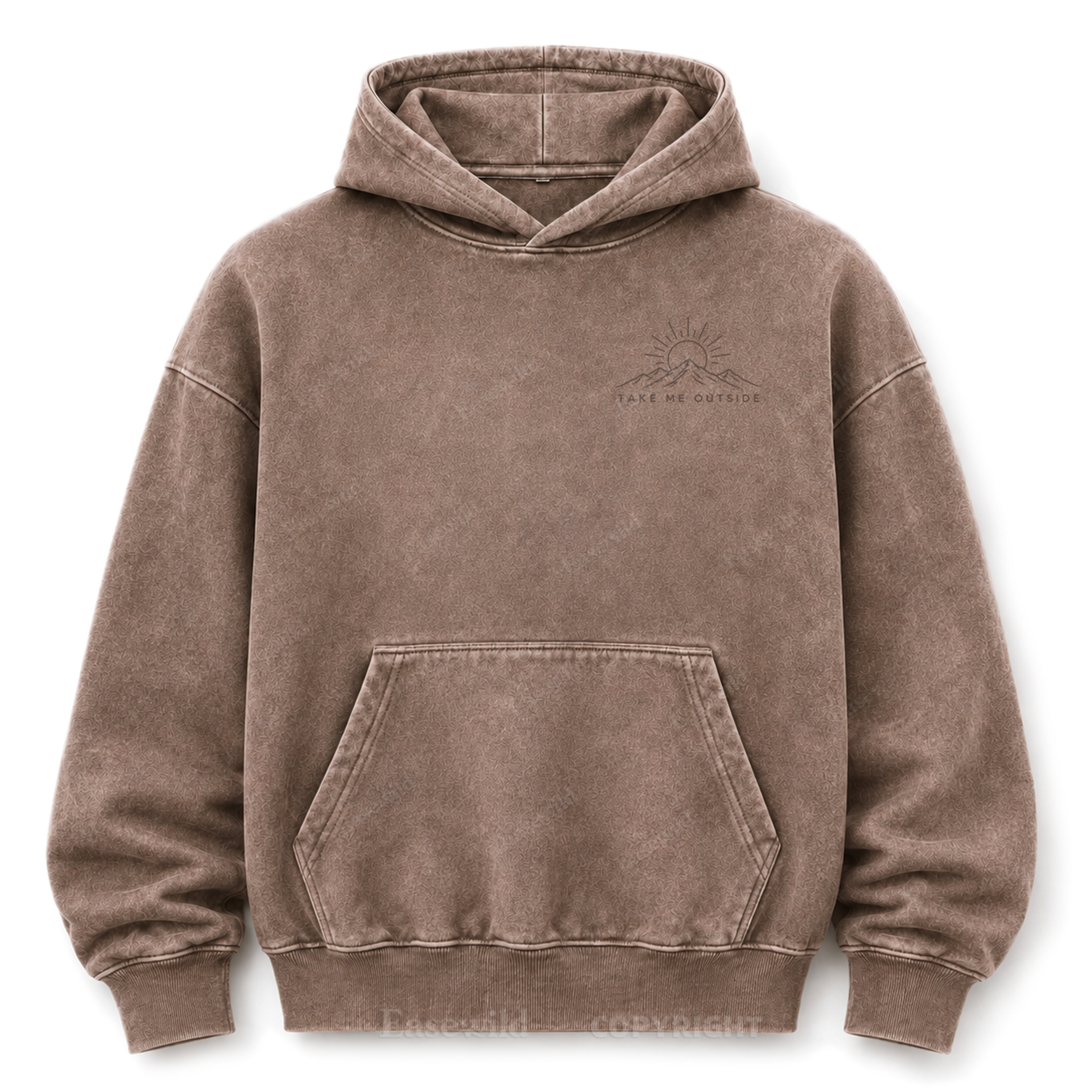 Take Me Outside Out West Washed Graphic Hoodie