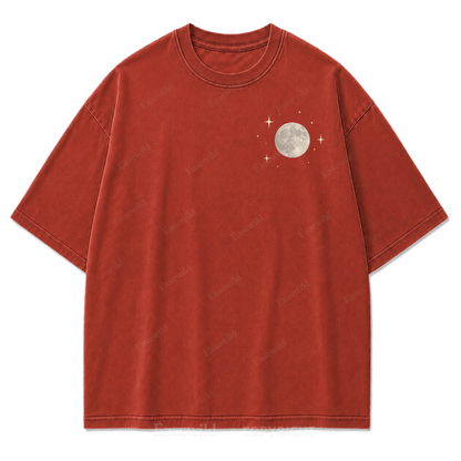 Moonlit Wilderness Washed Print Tee