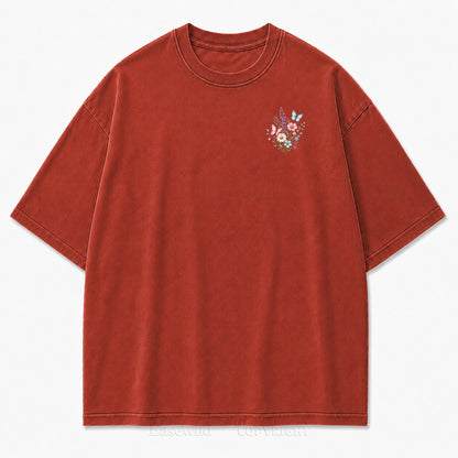 Live Wild Bloom Free Floral Art Print Tee