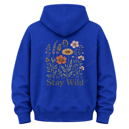Stay Wild Wildflower Graphic Hoodie