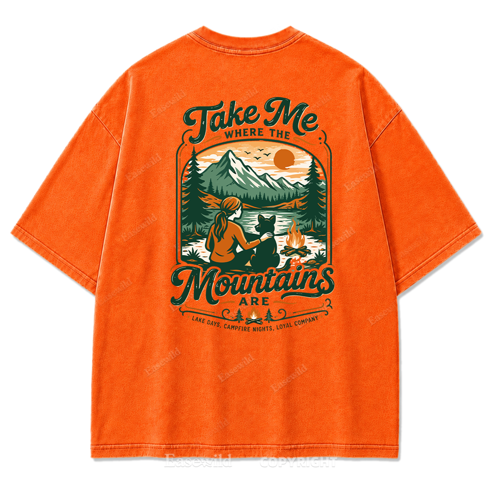 Mountain Days Loyal Company Washed Print Tee