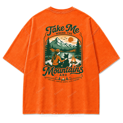 Mountain Days Loyal Company Washed Print Tee