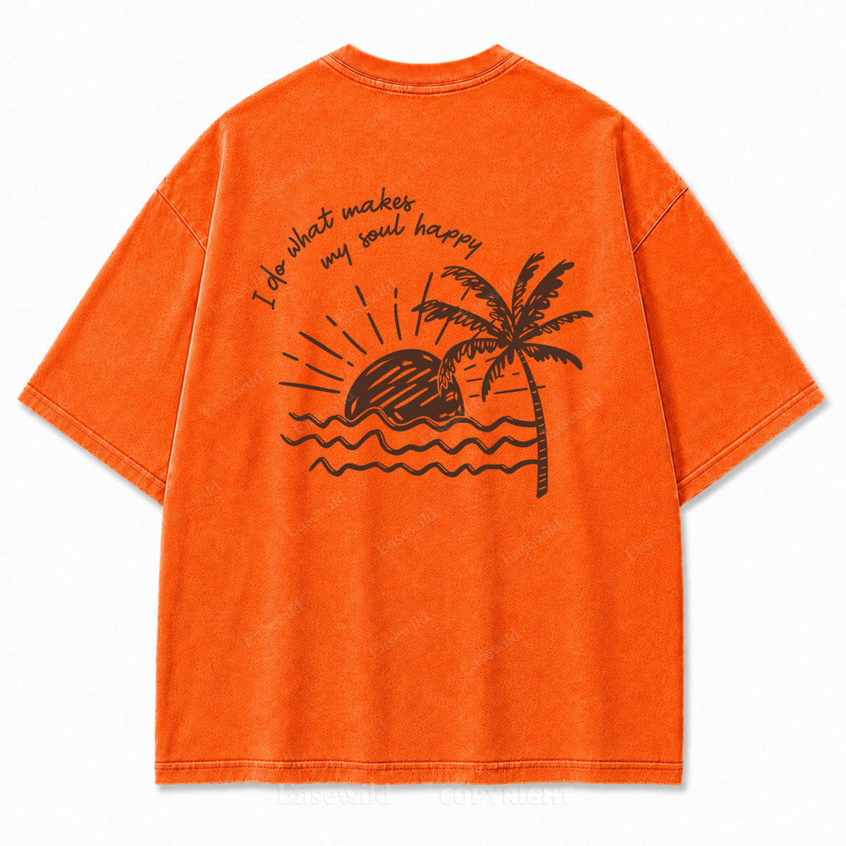 Walk By Faith Not By Sight Washed Graphic Tee