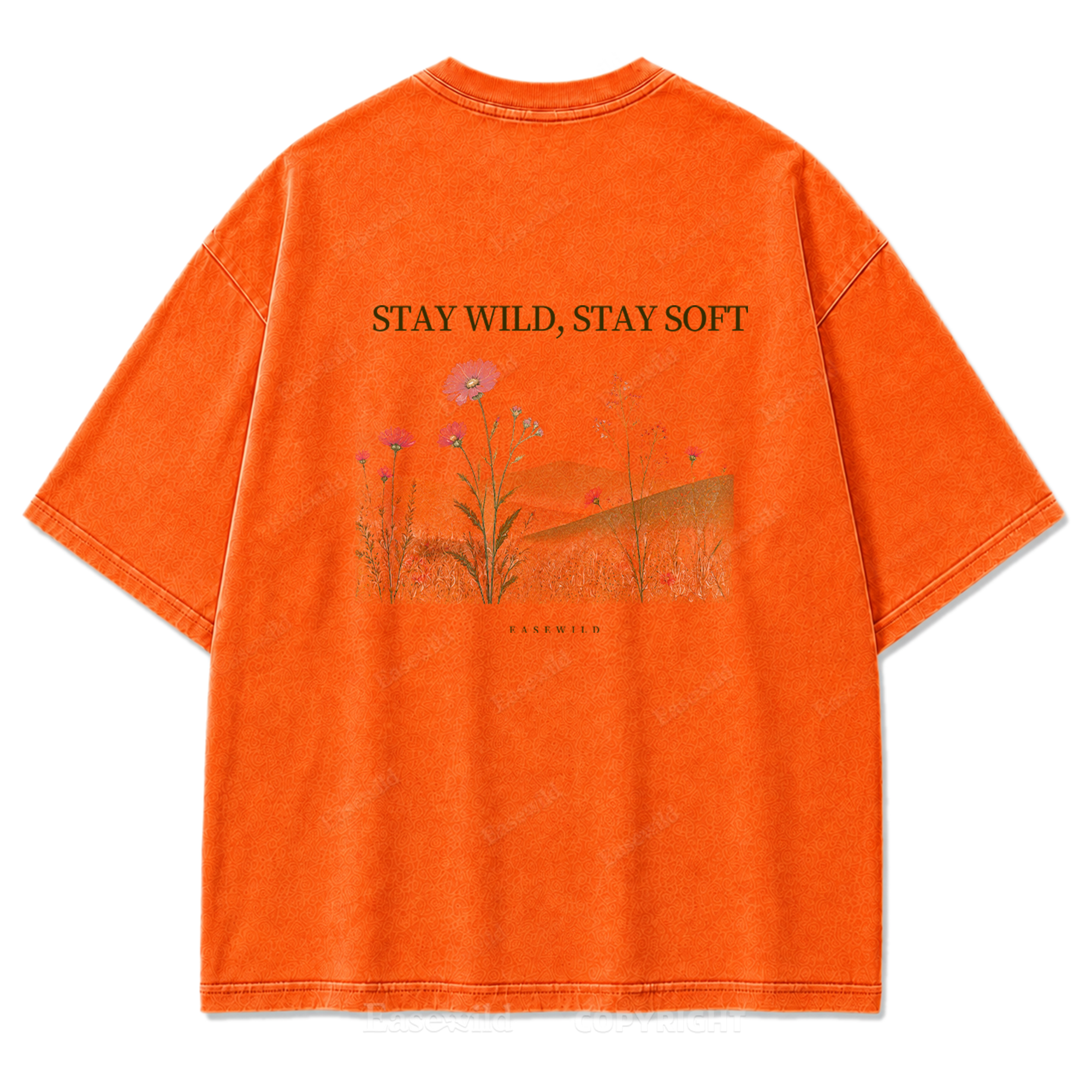 Stay Wild, Stay Soft Washed Print Tee
