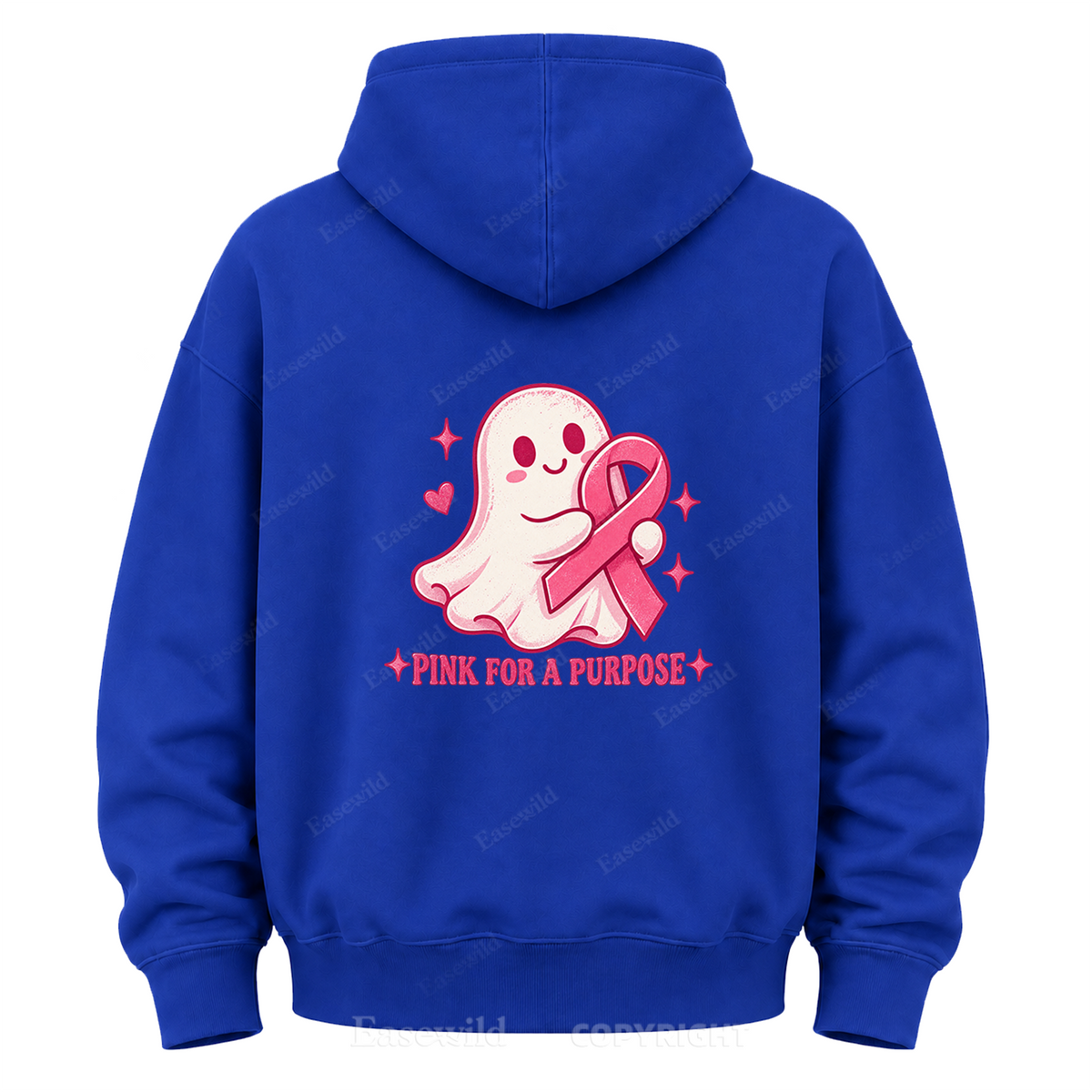 Pink For A Purpose Ghost Graphic Hoodie
