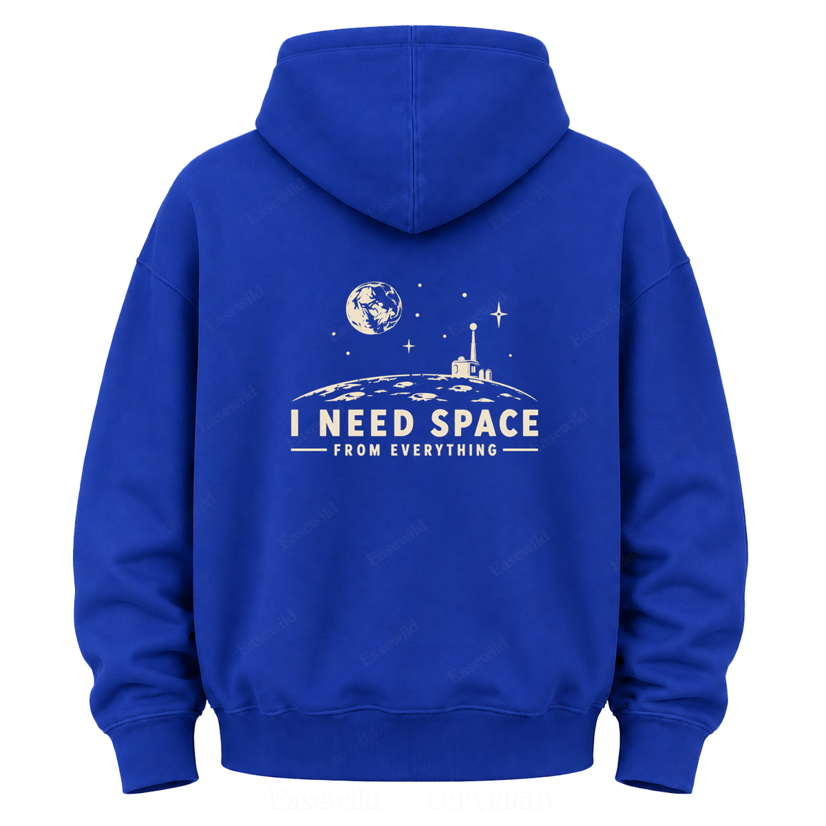 Moon Base Graphic Hoodie