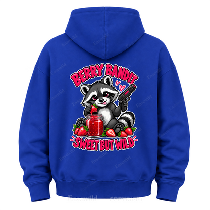 Berry Bandit Sweet But Wild Graphic Hoodie