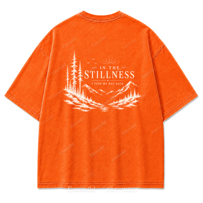 In the Stillness Mountain Washed Print Tee