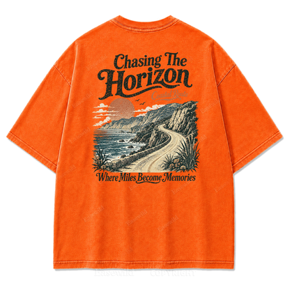 Chasing the Coastal Horizon Print Tee