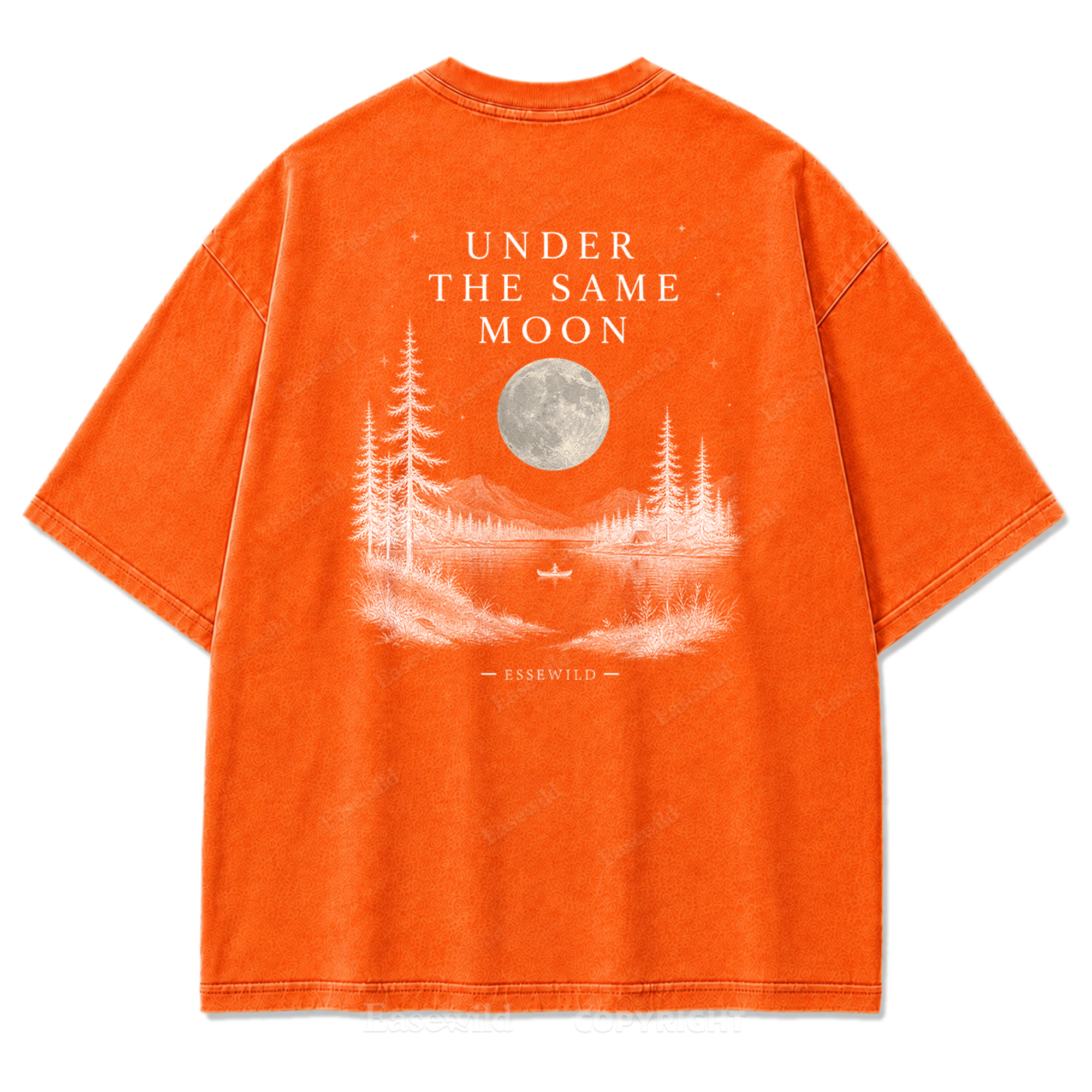 Moonlit Wilderness Washed Print Tee