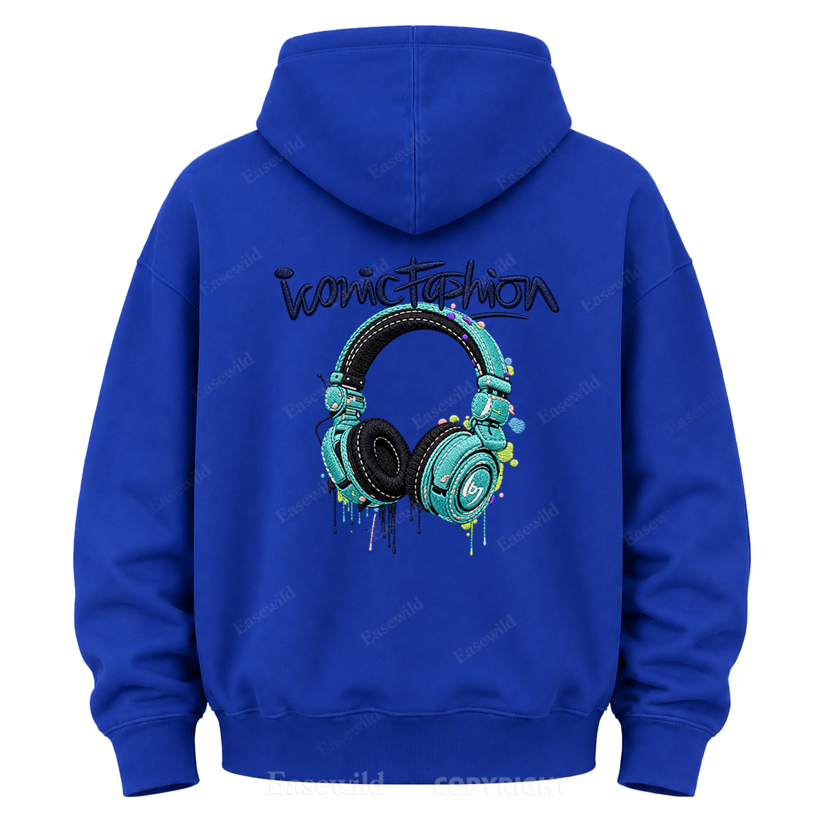 Iconic Fashion Headphones Graphic Hoodie