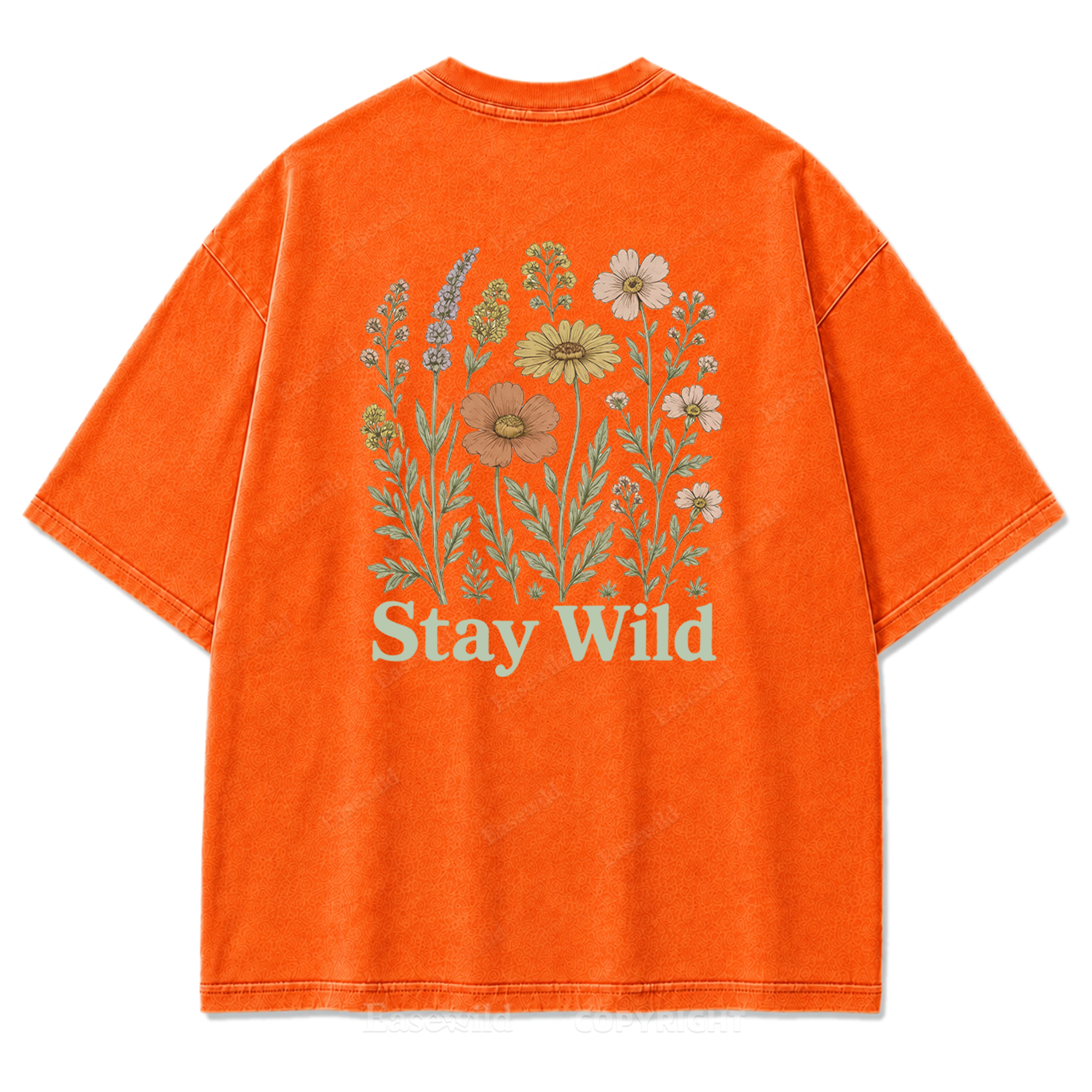 Meadow Spirit Floral Washed Print Tee