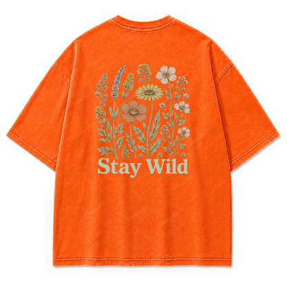 Meadow Spirit Floral Washed Print Tee