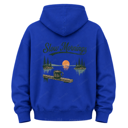 Morgenstunden am See Grafik-Hoodie