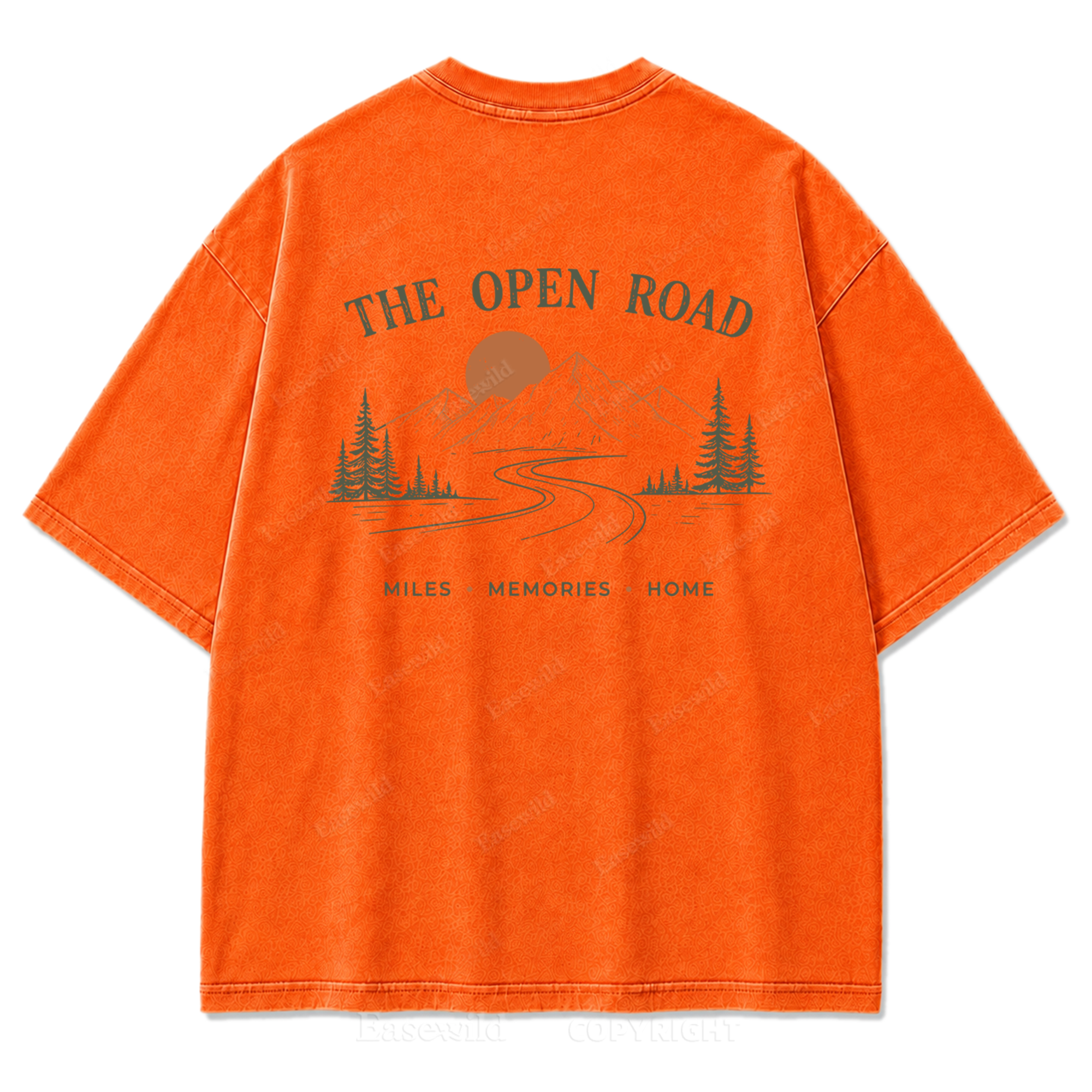 The Open Road Washed Print Tee