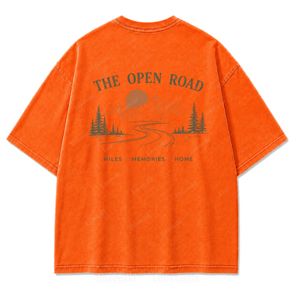 The Open Road Washed Print Tee