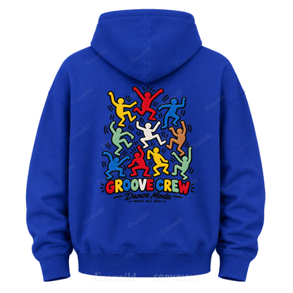 Groove Crew Dance Mode Graphic Hoodie