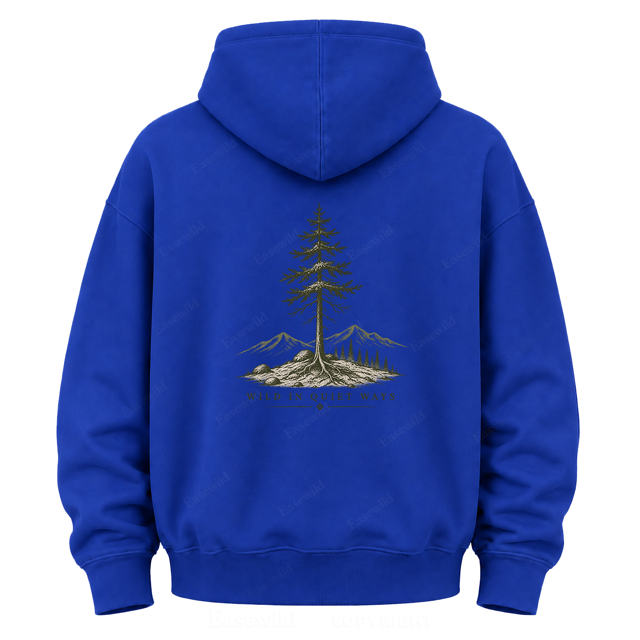 Wild in Quiet Ways Vintage Pine Graphic Hoodie