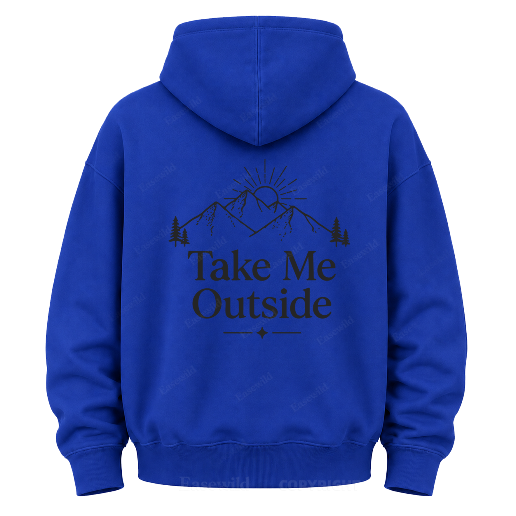 Take Me Outside Mountain Grafik-Kapuzenpullover