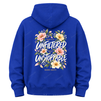 Softly Unfiltered Floral Graphic Hoodie