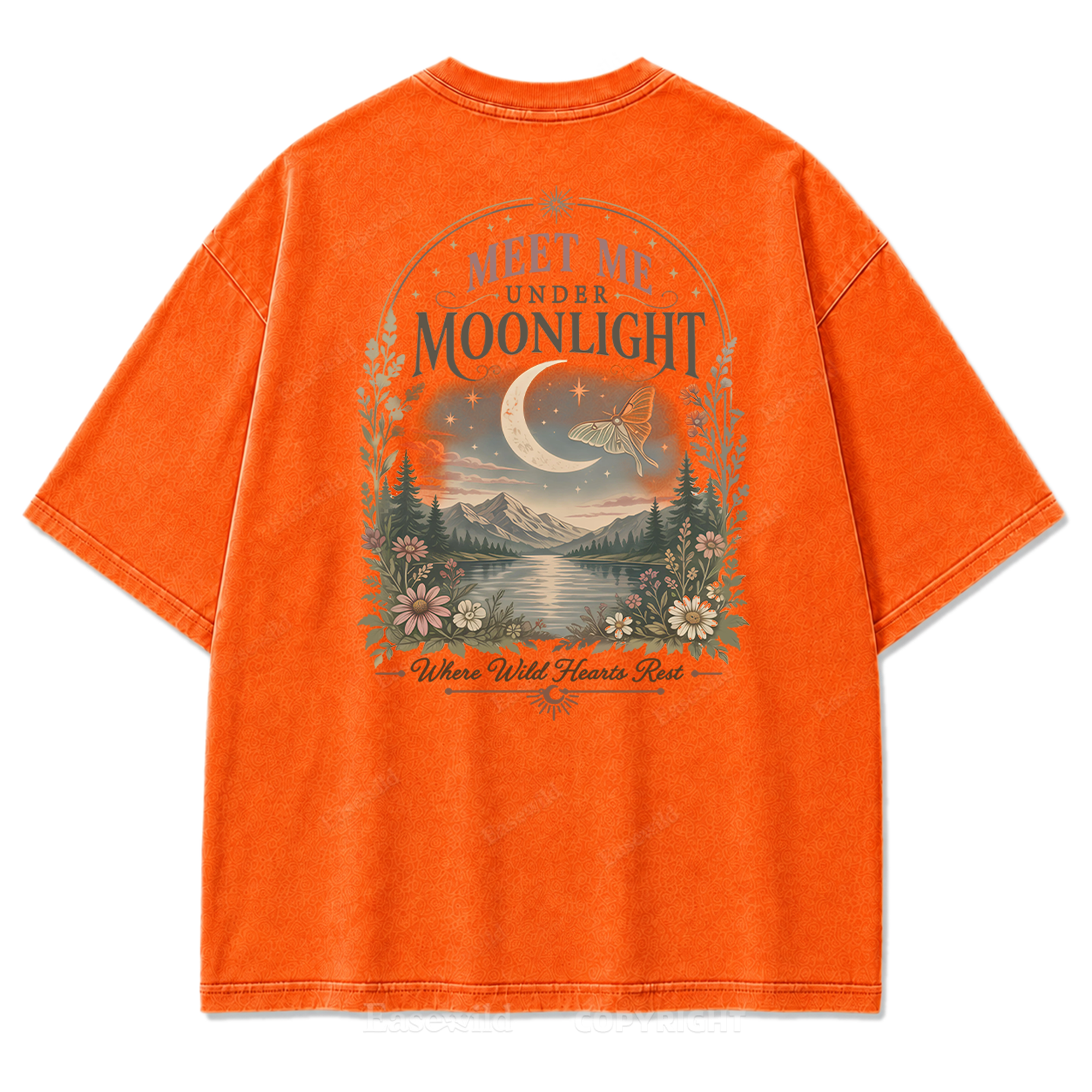 Lunar Lake Wildflower Washed Print Tee