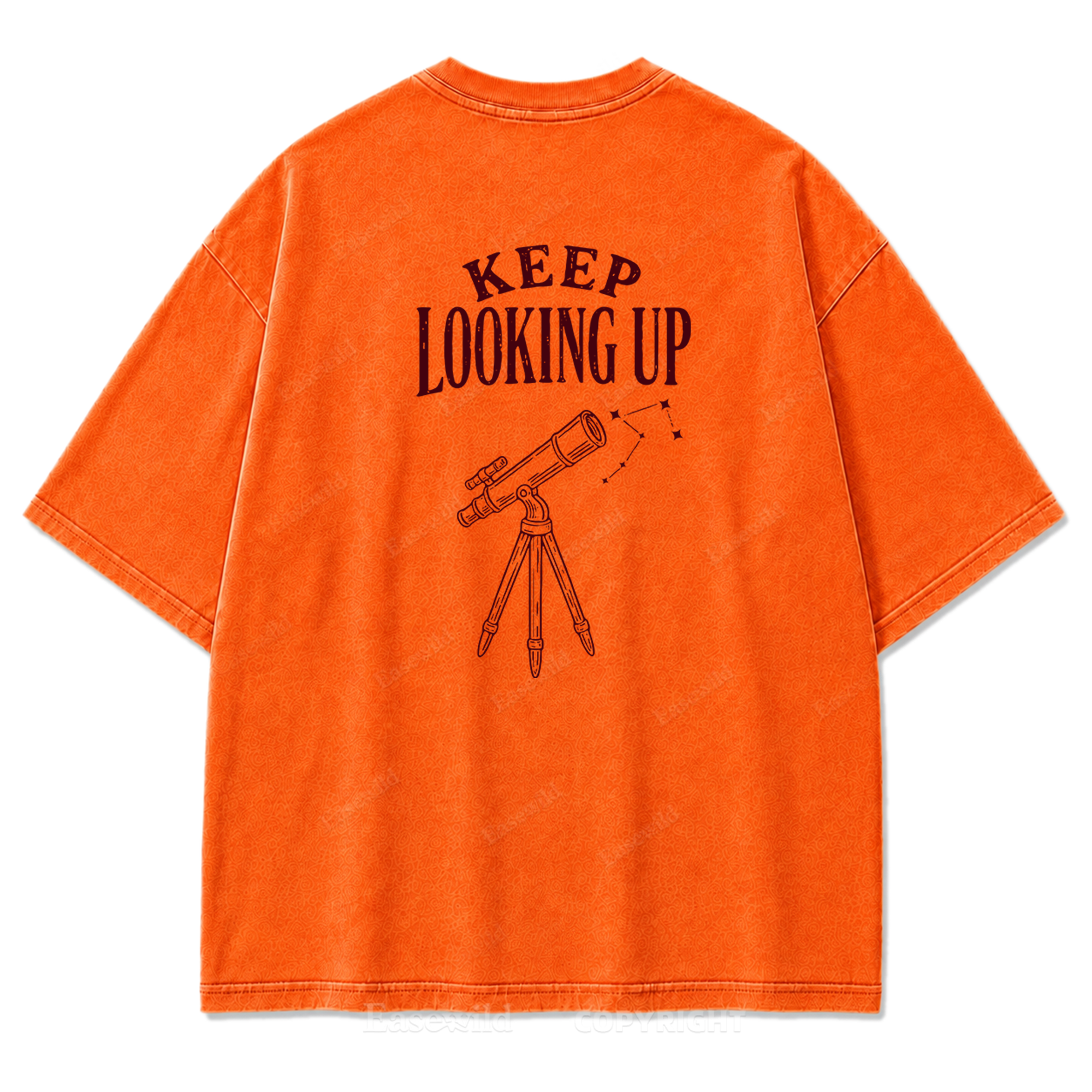 Keep Looking Up Graphic Print Tee