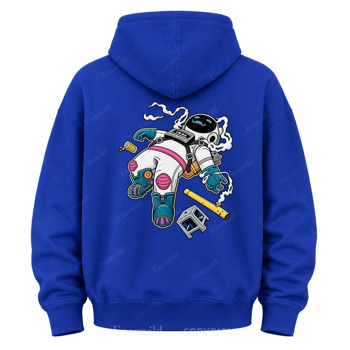 Relaxed Astronaut Graphic Hoodie