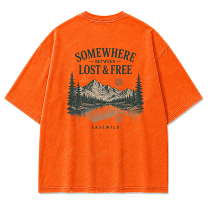 Wilderness Reflections Mountain Washed Print Tee