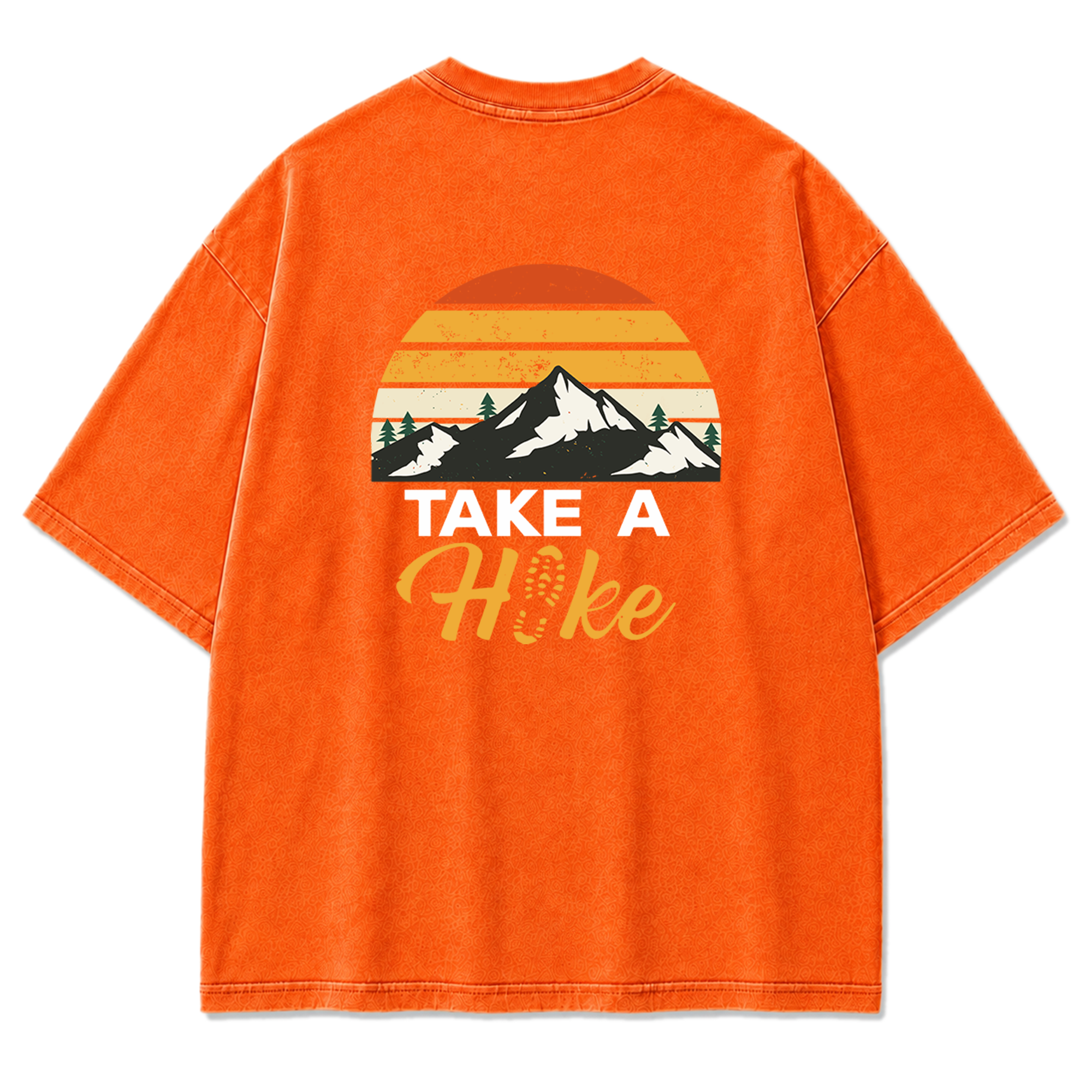 Trail Mood – Take A Hike Washed Print Tee