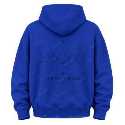 Kapuzenpullover mit Mondphasengrafik