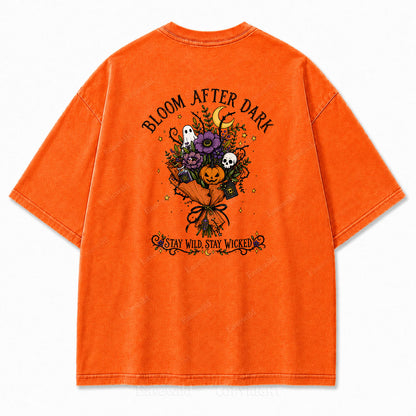 Bloom After Dark Halloween Washed Graphic Tee