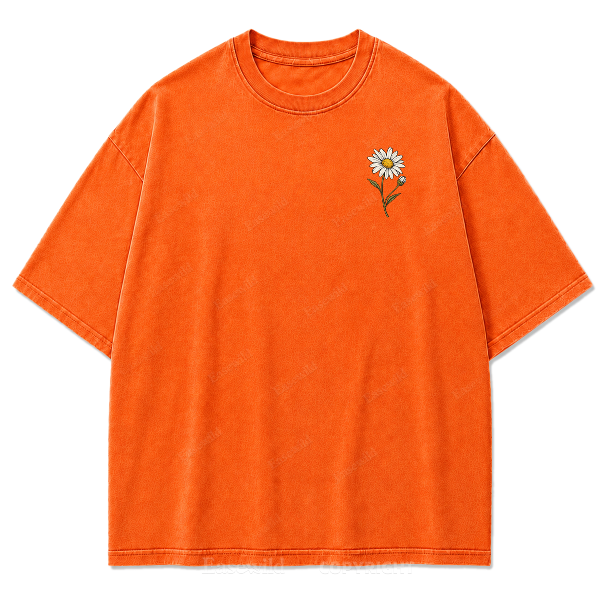 Grow With The Flow Daisy Washed Print Tee