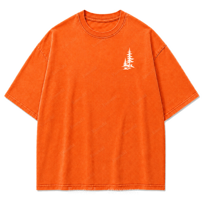Go Somewhere Quiet Washed Print Tee